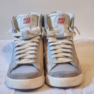 Nike Blazer Mid '77 SE D Kids Shoe, 6Y Blue Whisper DQ6084-401 Hi-Top Sneaker